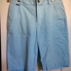 Ralph Lauren Active Shorts Blue Pinstripe